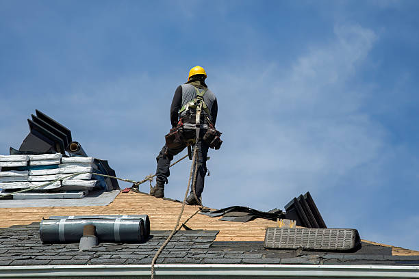 Professional Roofing technician working in Huntington, UT